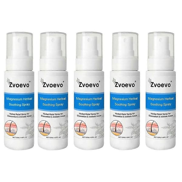 2/3/5x Magnesium Herbal Psoriasis Spray, Magnesium Herbs Hauts (5st)