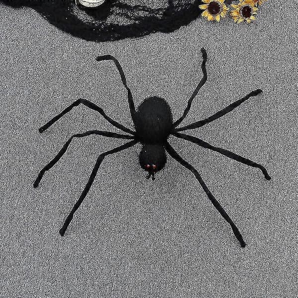 Halloween Dekorativ Plysj Edderkopp Leke 1 stk
