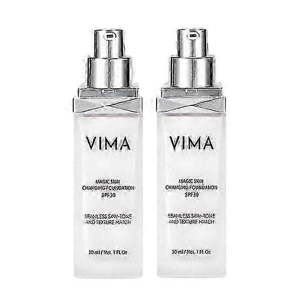 1-3X Vima Changing Foundation, Vima Cosmetics, Vima färgskiftande foundation 20% C3 (2 st)
