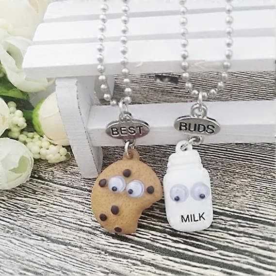 Bästa Vänner Halsband för Unisex-Barn, Flickor, Pojkar