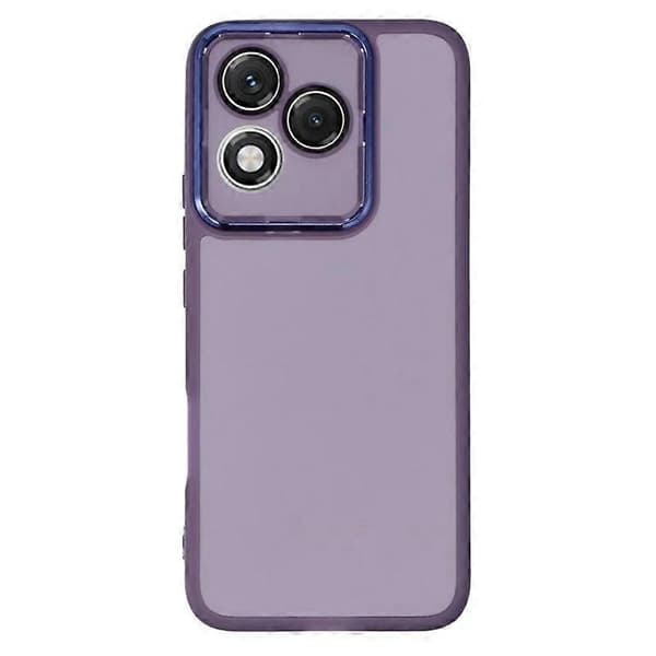 Honor 400 Lite 5G TPU mobilskal WANLONFENG DKSM-serien elektropläterad ram baksida härdat glas