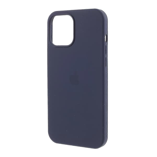 Silkeslent Mjukt Solid Silikon Skal för iPhone 12 Mini (Mörkblå)