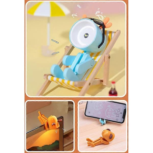 Mini Nattlampe, Mini Skrivebordslampe, Søt LED Skrivebordslampe Nattlyserosa