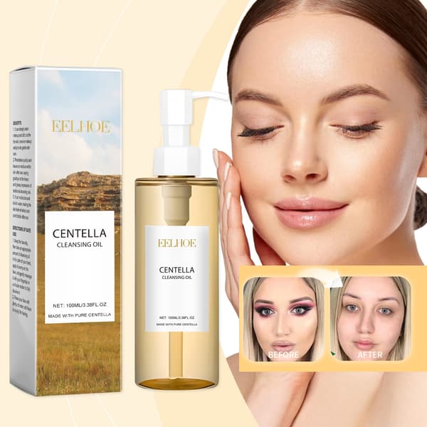 Let makeupfjernerolie, forfriskende og skånsom rensende ansigts- og læbemakeupfjerner øjen- og læbemakeupfjerner