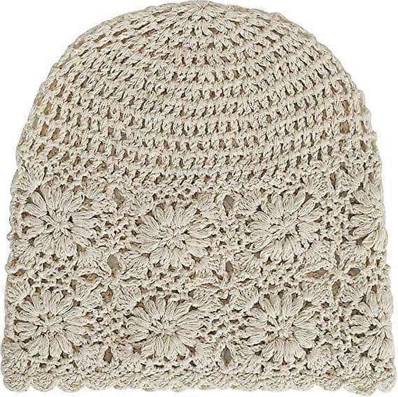 Hæklet Slouchy Beanie til Kvinder - Forår og Efterår
