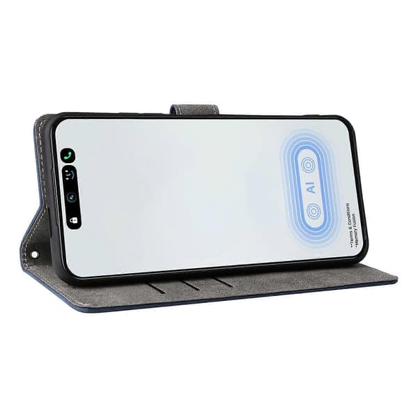 Plånboksfodral för TECNO Pova 6 Neo/Spark 30 5G KL8 med RFID-skydd, Flip Cover med Ställ (Blå)