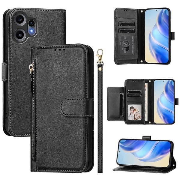 For Nothing CMF Phone 2 Pro Etui Lynlåslomme Multi-Kort Slots Læder Telefon Etui