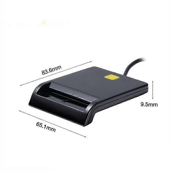 ATM Id-kortlæser USB smartkortlæser, sort