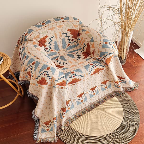 Sofatæppe landlig retro pastoral stil sofabetræk