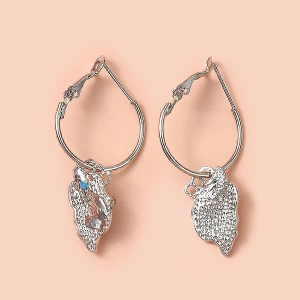 Kvinner 1 par Blå Krystall Rhinestone Emalje Sommerfugl Dingle Hoop Øredobber Earbob