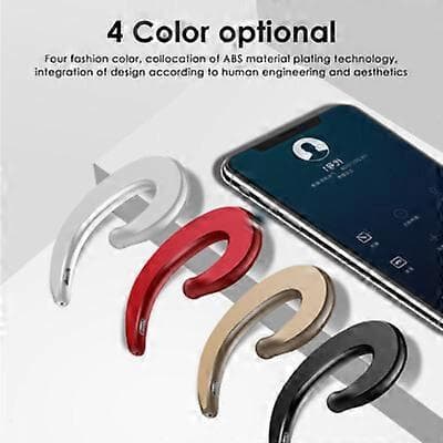 2×Benledning Krok Hodetelefon Bluetooth Trådløs Stereo Hodetelefon Ørepropper Sport