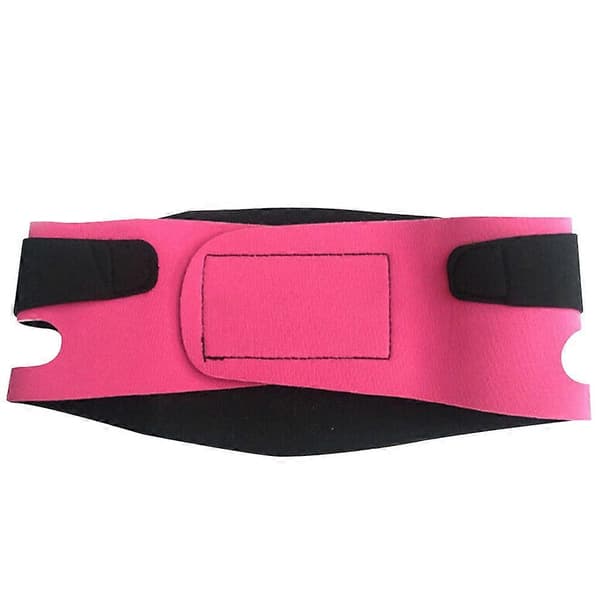 Slankende Ansikt Liten V Maske Bandasje Løfte Ansikt Dekret Stripe Dobbelthake Stram Pullula Slankebelte Rose Rød