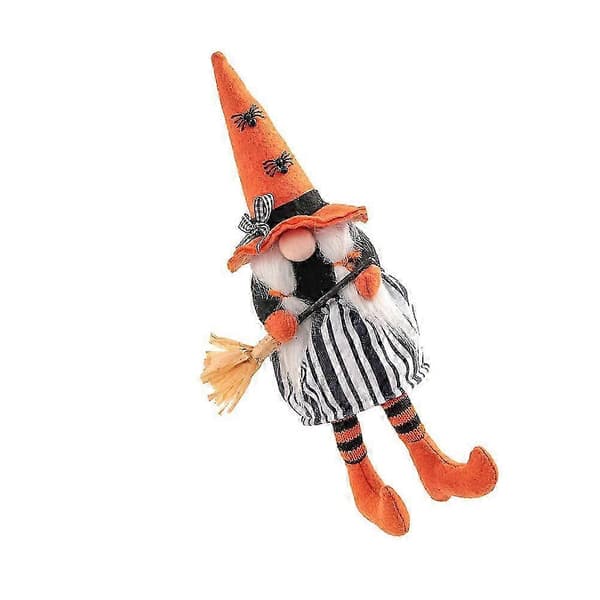 1 st Halloween Tomte Docka Dekorativ Tygdocka för Hem Halloween Tema Gåva