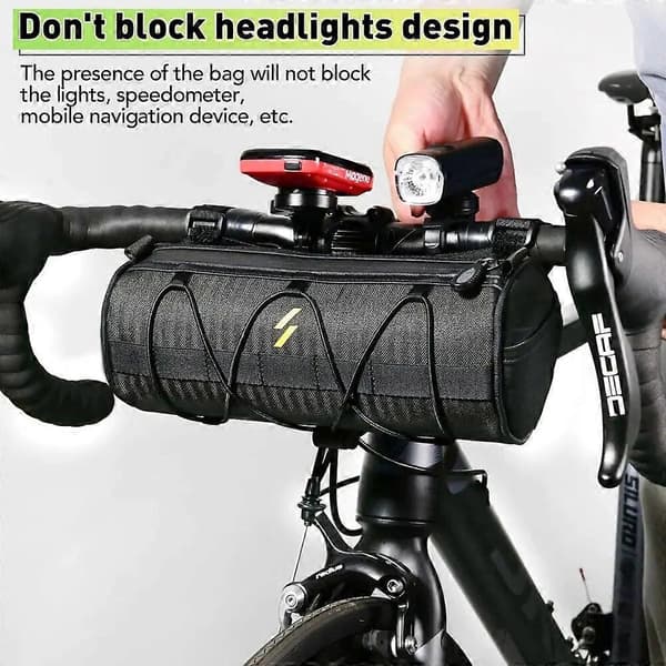 BAG601 Cylindrisk cykeltaske cykelstyr frontrør taske cykeltaske