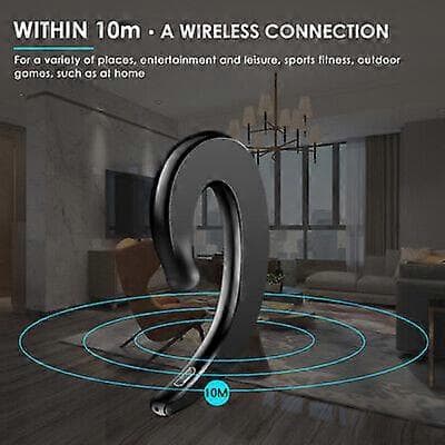 2×Knogleledning Krog Høretelefon Bluetooth Trådløs Stereo Høretelefon Ørepropper Sport
