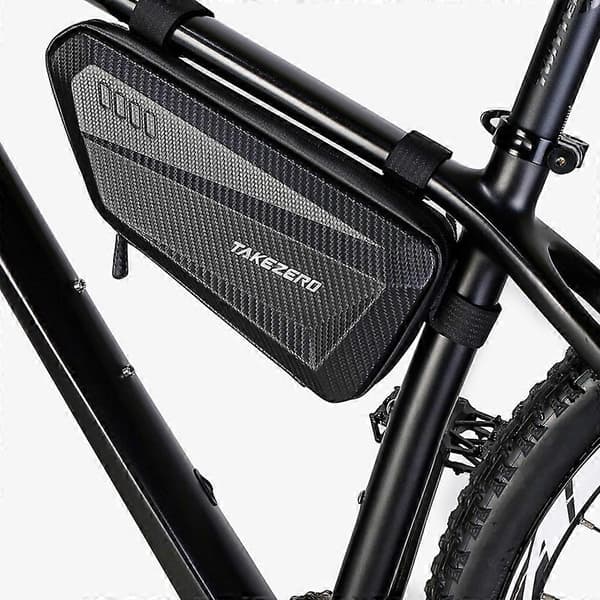 TAKEZERO TZ04 Topprørsveske for terrengsykkel MTB Mountain PU+EVA Sykkeltelefonveske - Front (Front)