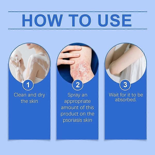 2/3/5x Magnesium Herbal Psoriasis Spray, Magnesium Herbs Hauts (5st)