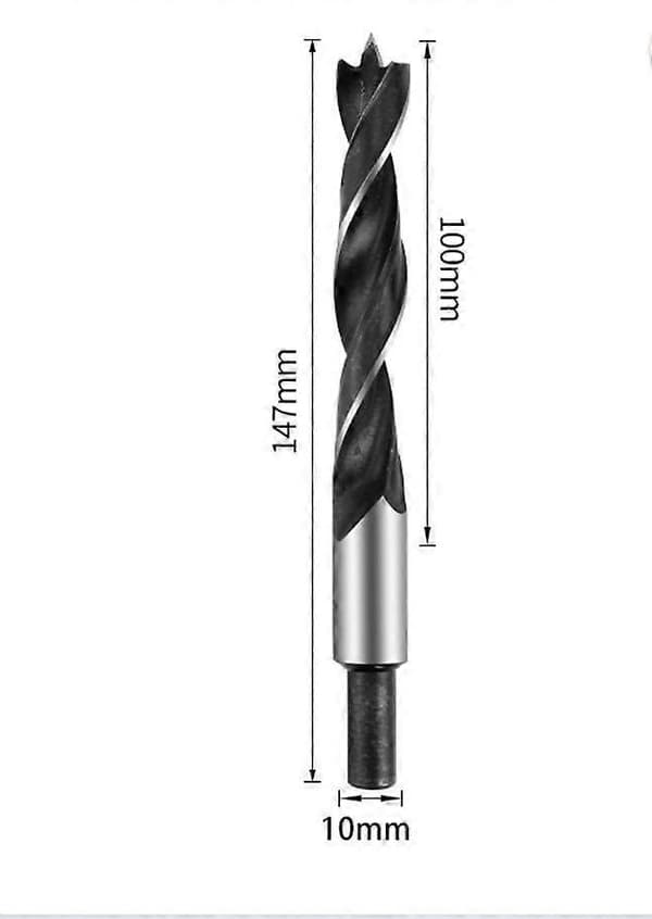 3 stk. professionelt spiralbor (til træ, 15 x 105 x 150 mm, tilbehør til borehamre)