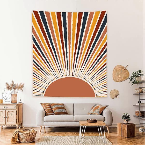 Seinävaate kodin sisustus seinätaide makuuhuoneeseen 95x73cm