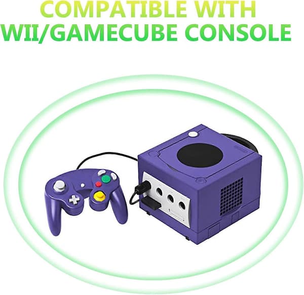 4-pack 1,8 m NGC-kontroller förlängningskabel för Nintendo Wii/Gamecube-kontroller