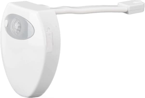 Toalettlys, lett å bruke med menneskekroppsinduksjon, intelligent sensor for toalettbelysning