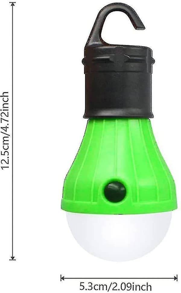 Campinglampe 5 Stykker Vanntett Teltlampe Bærbar LED-lys Med Karabinkrok Tilfeldig Farge