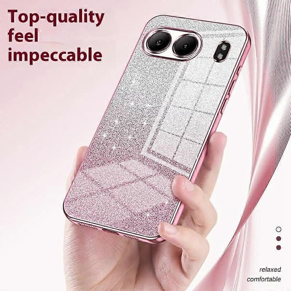 För OnePlus Nord 4 mobiltelefonfodral elektroplätering gradient flash TPU mobiltelefon skyddsfodral (stil C)