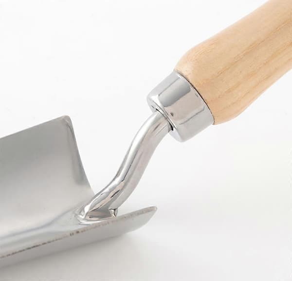 Trädgårdsspade liten (bred) - blomspade av rostfritt stål, 245mm - Trädgårdsutrustning & trädgårdsredskap