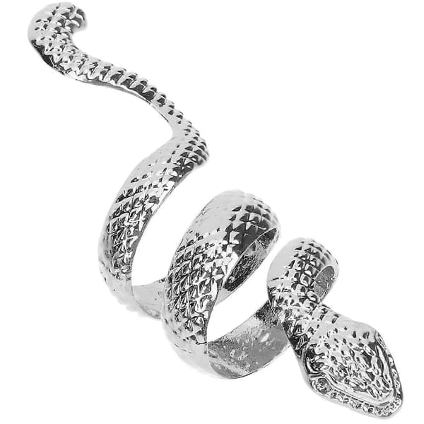 Trendy Slangeformet Ring Aften Tilbehør Retro Smykker Til Daglig Brug Halloween Fest 1 Stk