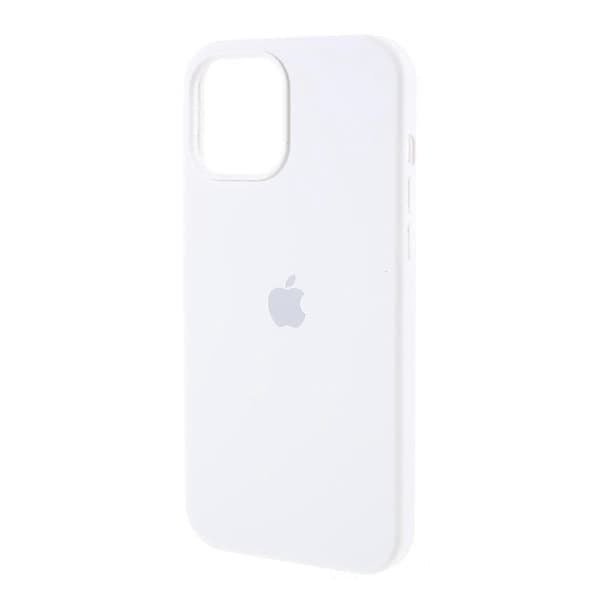 Silkeblødt Solidt Silikone Cover til iPhone 12 Mini (Hvid)