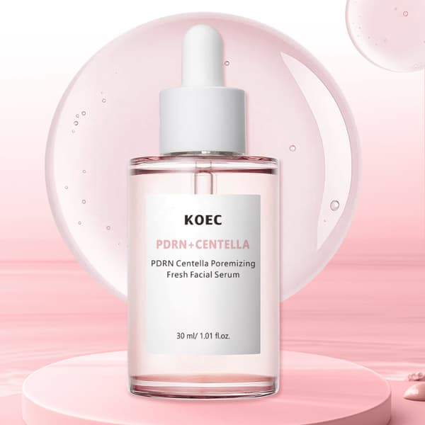 KOE Centella Asiatica Ampulle Beroligende Ansiktsserum Asiatica extract（Pink）