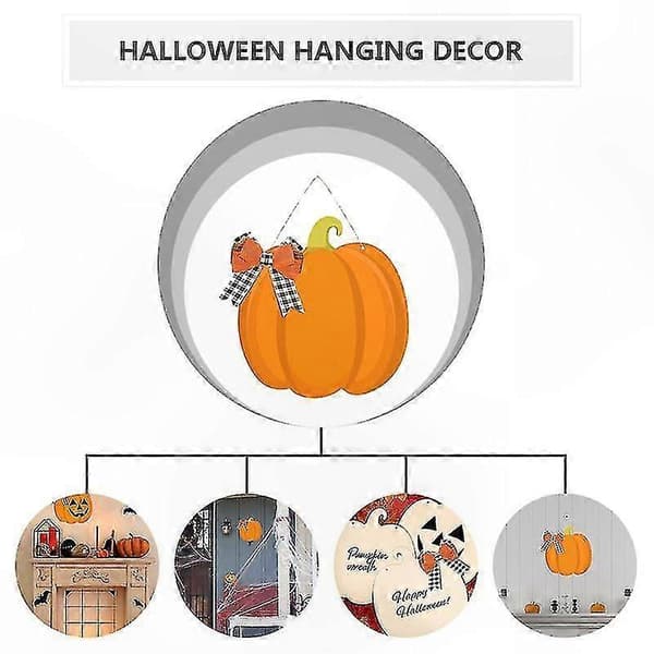 Enkelt Halloween Gresskar Hengende Dekorasjon for Julepynt