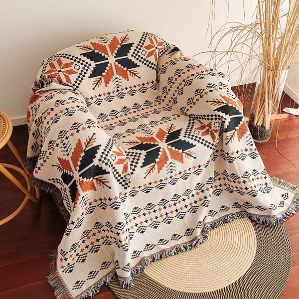 Sofffilt lantlig retro pastoral stil sofföverdrag