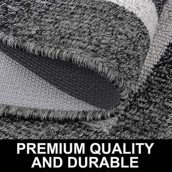 Indendørs dørmåtte, skridsikker absorberende smudsmåtte, dørmåtte indendørs (brun, 60*90 cm)