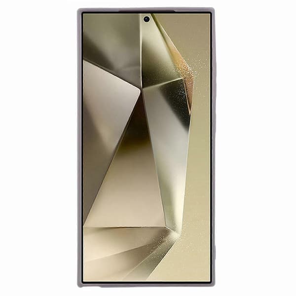 För Samsung Galaxy S24 Ultra Mobilskal Lädertextur TPU Stötsäkert Mobilskyddsfodral - Grå (Grå)
