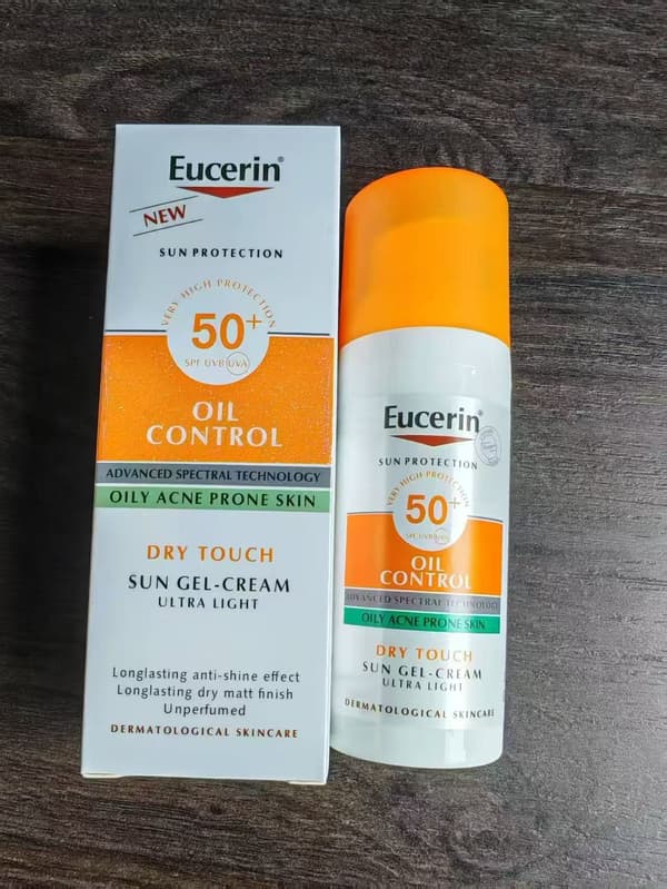 2 stk. Eucerin Sun Oil Control Dry Touch Gel Cream Ultra Let Spf50 50ml