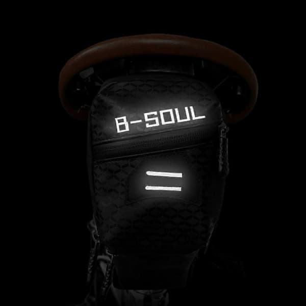 B-SOUL Multifunksjonell Sykkelveske Reflekterende Sammenleggbar Sykkel Seteveske