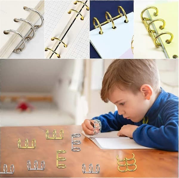 10 stk. Binderinge Metal Ringe Bindemiddel Antirust Ringe Album Scrapbooking Bindemappe Ringe