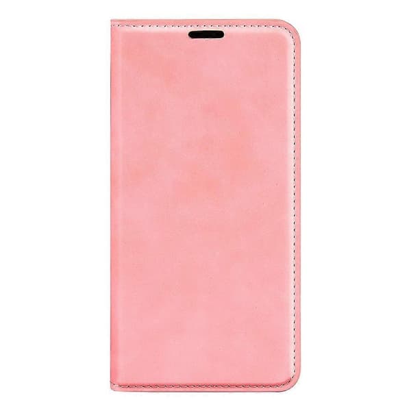För Samsung Galaxy A36 5G/A56 5G Mobilskal Taktilt Läder Plånbok Telefonskydd - Rosa (Rosa)