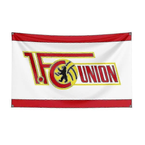 3x5 Fc Union Berlin Flag Polyester Trykt Racing Sport Banner Til Dekoration (E, 60 x 90cm)