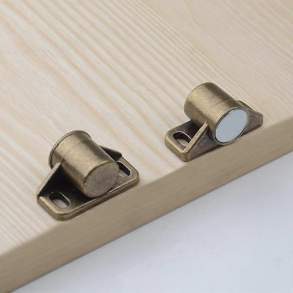 Magnetisk Dörrmagnet, Kraftfull Skåpdörrmagnet Set om 4 Legering Magnetiskt Lås 36*16mm