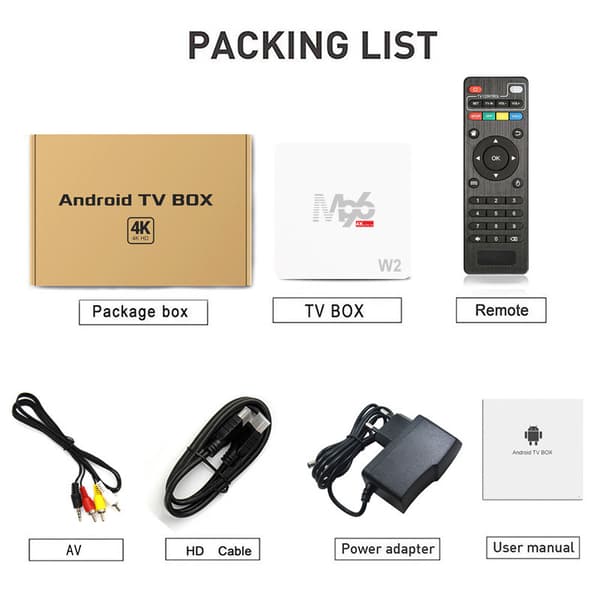 M96 W2 Set-top Boks S905W2 (4+32GB)