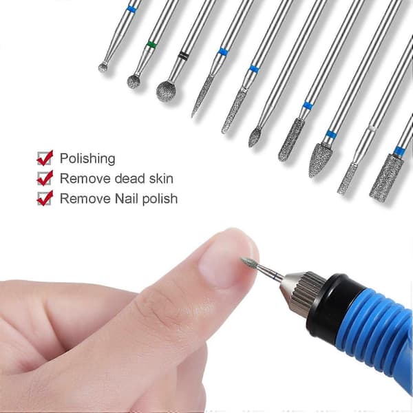 10 Nagelborr, Professionella Nagelborrtillbehör