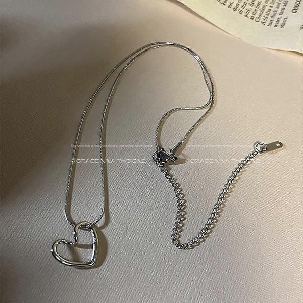 Silver Love Halsband