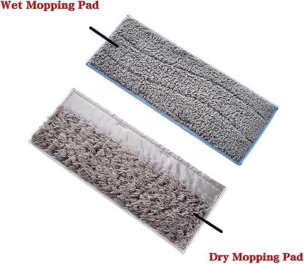 4-pakning vaskbare og gjenbrukbare moppeputer for iRobot Braava Jet m6 (6110) (6012) (6112) (6113) Ultimate Robot Mop (2 våte puter og 2 tørre puter)