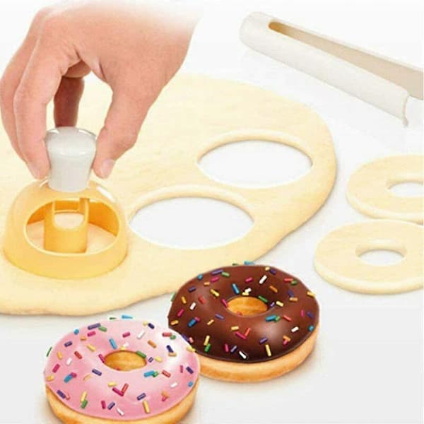 3 Stykker Smultringkakeform, Smultringform Maker, DIY Smultringkake Maker, Smultringform DIY Stekt, Smultring Maker, Smultring Smultringform med Dyppeklips