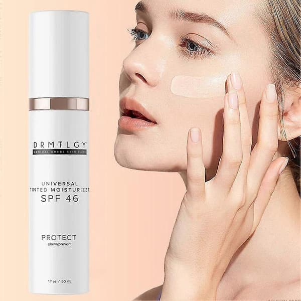 Anti-Aging Farget Fuktighetskrem SPF-46 Universal丨Ansiktssolkrem 50ml