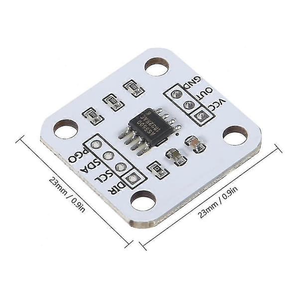 4 stk. As5600 Magnetisk Encoder Magnetisk Induktionsvinkel Målesensor Modul 12bit Høj