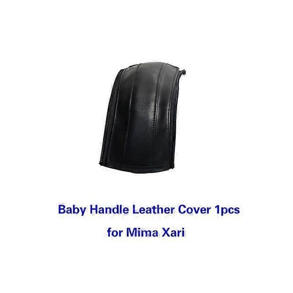 Baby Stroller PU Leather Handle Covers For Mima Xari Pram Bar Sleeve Case Protective Armrest Cover Stroller Accessories (baby 1pc black)