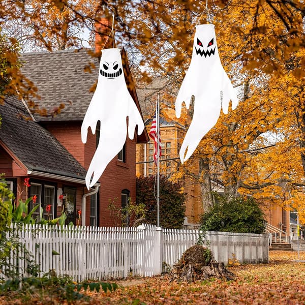 Halloween Lysande Spökflagga (Ej Lysande)-153